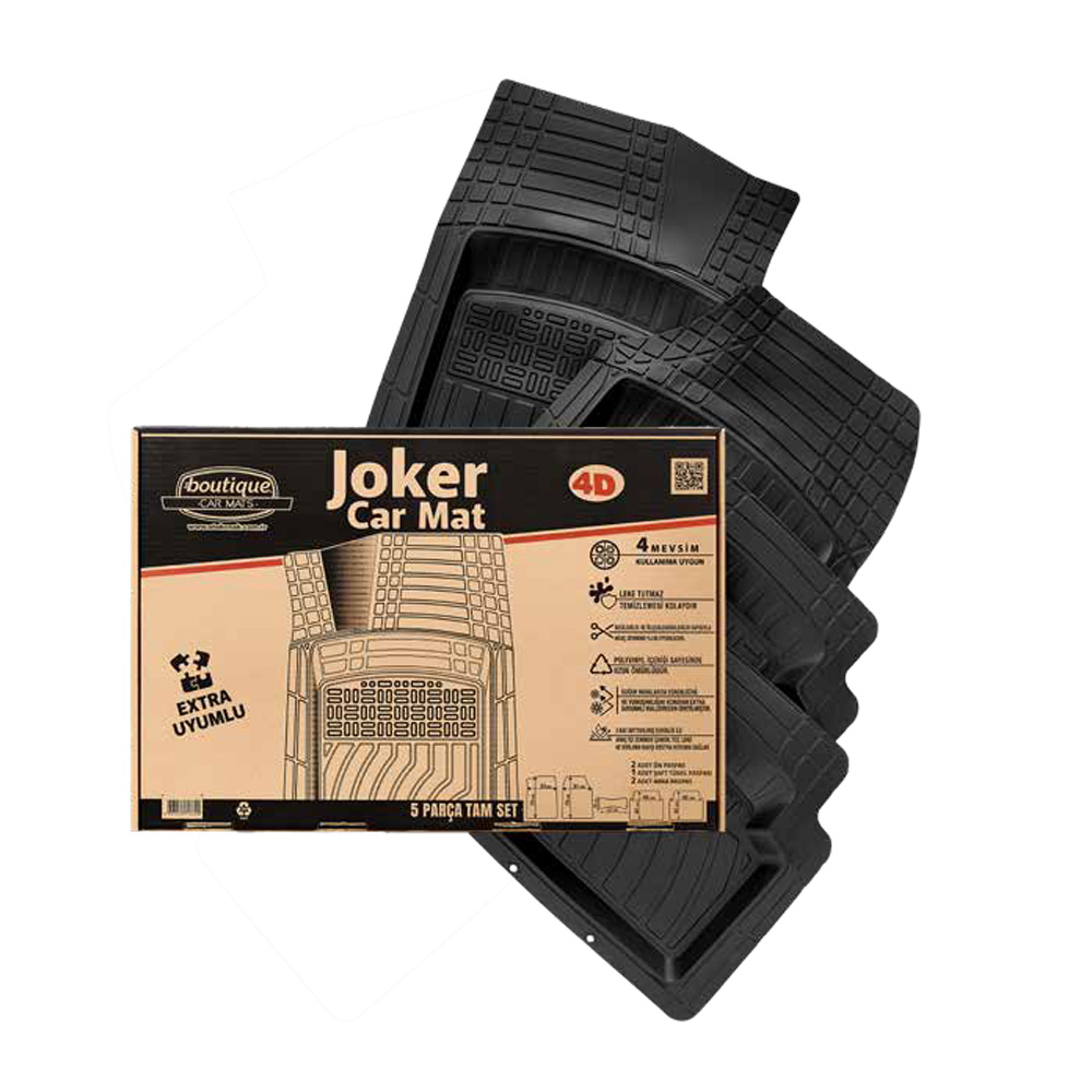 Joker Universal 4D Havuzlu Siyah Oto Paspası - Görsel 4